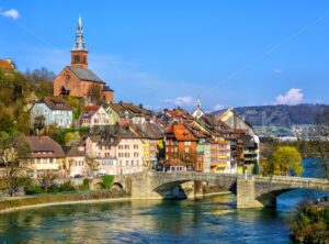 Old Town Laufenburg on Rhine, Germany - GlobePhotos - royalty free stock images