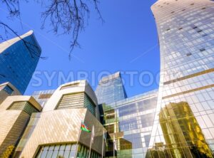 The Flame Towers skyscrapers, Baku, Azerbaijan - GlobePhotos - royalty free stock images