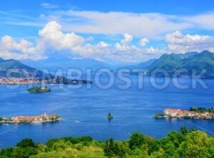 Panoramic view of Lago Maggiore lake, Italy - GlobePhotos - royalty free stock images