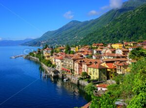 Cannero Riviera old town, Lago Maggiore, Italy - GlobePhotos - royalty free stock images