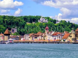 Historical medieval Old Town of Lucerne, Switzerland - GlobePhotos - royalty free stock images