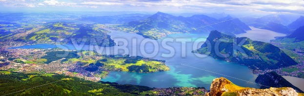 Lake Lucerne, Swiss Alps mountains, Switzerland - GlobePhotos - royalty free stock images