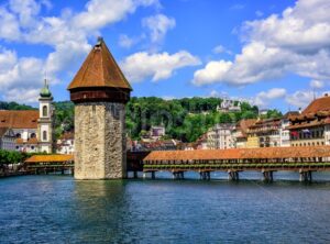 Medieval Old Town of Lucerne, Switzerland - GlobePhotos - royalty free stock images