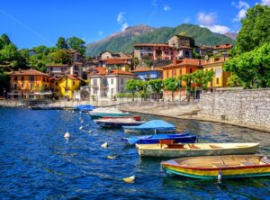 Mergozzo old town, Lago Maggiore, Italy - GlobePhotos - royalty free stock images