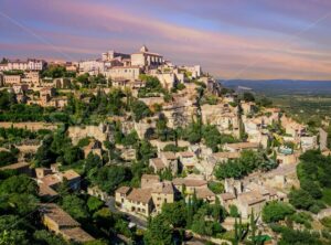 Old Town of Gordes, Provence, France - GlobePhotos - royalty free stock images