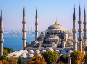 Blue Mosque Sultanahmet Camii, Istanbul, Turkey - GlobePhotos - royalty free stock images