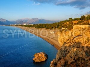 Antalya, Konyaalti sand beach, Turkey - GlobePhotos - royalty free stock images