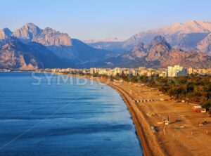 Antalya, Konyaalti sand beach, Turkey - GlobePhotos - royalty free stock images