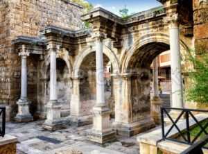 Hadrians’s Gate in Antalya, Turkey - GlobePhotos - royalty free stock images