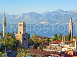 Panoramic view of Antalya Old Town, Turkey - GlobePhotos - royalty free stock images