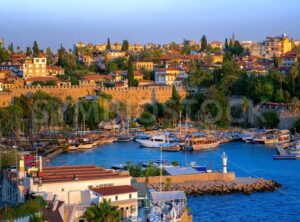 Antalya, Turkey, the Kaleici Old Town and harbour - GlobePhotos - royalty free stock images