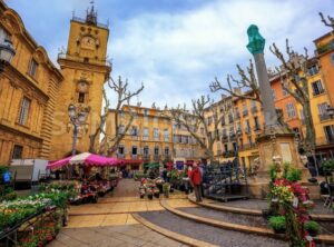 Aix-en-Provence Old Town market, France - GlobePhotos - royalty free stock images