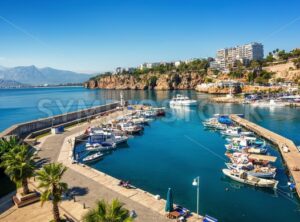 Antalya city on Mediterranean sea, Turkey - GlobePhotos - royalty free stock images