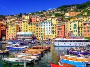 Colorful Old Town of Camogli by Genoa, Liguria, Italy - GlobePhotos - royalty free stock images