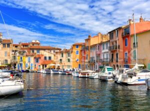 Colorful houses in the harbor of Martigues, France - GlobePhotos - royalty free stock images