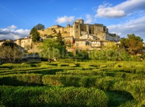 Grignan Old Town and Castle, Drome, France - GlobePhotos - royalty free stock images