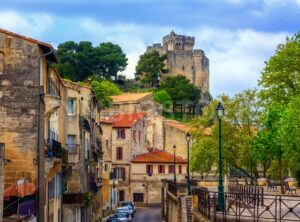 Medieval old town and castle of Beaucaire, France - GlobePhotos - royalty free stock images