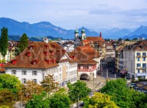 Old Town of Lucerne, Switzerland - GlobePhotos - royalty free stock images