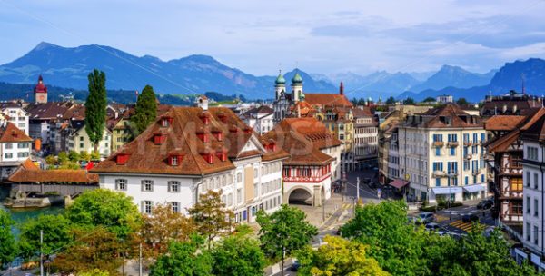 Old Town of Lucerne, Switzerland - GlobePhotos - royalty free stock images