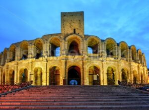 Roman amphitheatre in Arles, France - GlobePhotos - royalty free stock images