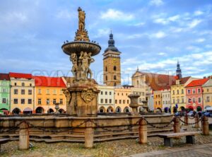 Ceske Budejovice Old Town, Budvar, Czech Republic - GlobePhotos - royalty free stock images