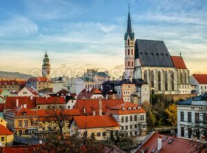 Ceski Krumlov Old Town, Czech Republic - GlobePhotos - royalty free stock images