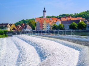 Historical Old Town of Landsberg am Lech, Bavaria, Germany - GlobePhotos - royalty free stock images