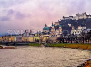 Historical Old Town of Salzburg, Austria - GlobePhotos - royalty free stock images