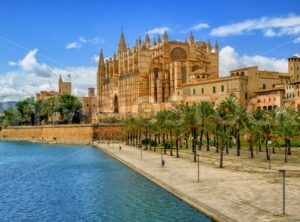 La Seu, the gothic medieval cathedral of Palma de Mallorca, Spain - GlobePhotos - royalty free stock images