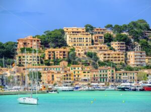 Port de Soller historical Old Town, Mallorca, Spain - GlobePhotos - royalty free stock images