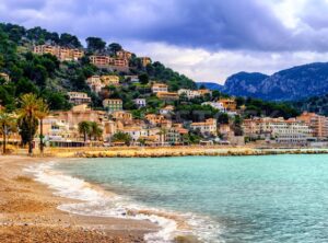 Port de Soller sand beach, Mallorca, Spain - GlobePhotos - royalty free stock images