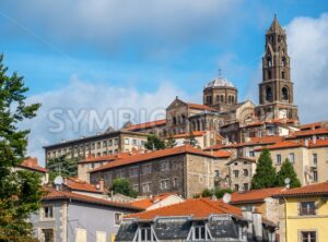 The Cathedral of Le Puy-en-Velay, France - GlobePhotos - royalty free stock images