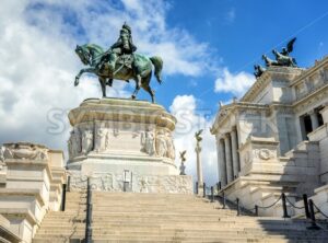 Monument of Vittorio Emanuele II, Rome, Italy - GlobePhotos - royalty free stock images
