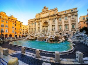 The Trevi Fountain, Rome, Italy - GlobePhotos - royalty free stock images