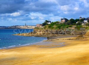 Brittany atlantic coast with St Malo and Dinard towns - GlobePhotos - royalty free stock images