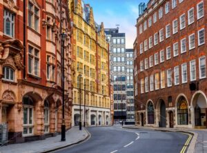 Historical buildings in London city center, England, UK - GlobePhotos - royalty free stock images