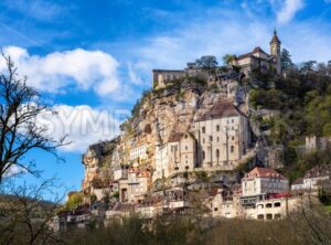 Rocamadour village, a beautiful UNESCO world culture heritage site, France - GlobePhotos - royalty free stock images