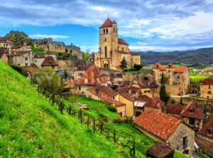 Saint-Cirq-Lapopie, one of the most beautiful villages of France - GlobePhotos - royalty free stock images