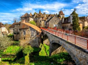 Carennac Old Town, Lot, France - GlobePhotos - royalty free stock images