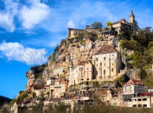 Rocamadour village, a beautiful UNESCO world culture heritage site, France - GlobePhotos - royalty free stock images