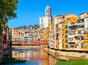 Girona Old Town, Catalonia, Spain - GlobePhotos - royalty free stock images