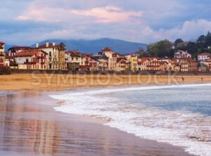 Saint Jean de Luz, Basque Coast, France, on sunset - GlobePhotos - royalty free stock images