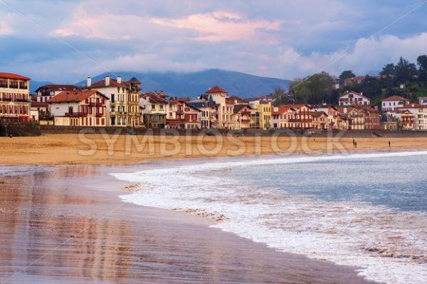 Saint Jean de Luz, Basque Coast, France, on sunset - GlobePhotos - royalty free stock images