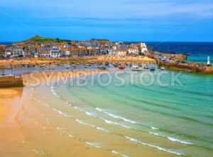 St Ives, a popular seaside town and port in Cornwall, England - GlobePhotos - royalty free stock images