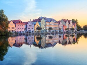 Landshut Old Town, Bavaria, Germany - GlobePhotos - royalty free stock images