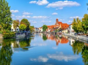 Landshut medieval Old Town, Bavaria, Germany - GlobePhotos - royalty free stock images