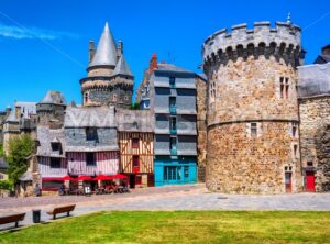 Vitre Old Town, Brittany, France - GlobePhotos - royalty free stock images