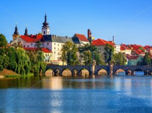 Historical Pisek Old Town, Czech Republic - GlobePhotos - royalty free stock images