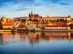 Prague Old Town, Czech Republic, on sunrise - GlobePhotos - royalty free stock images