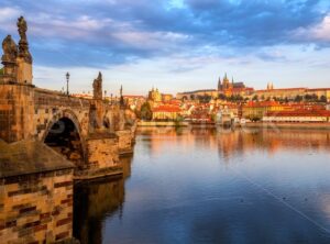 Prague Old Town, Czech Republic, on sunrise - GlobePhotos - royalty free stock images